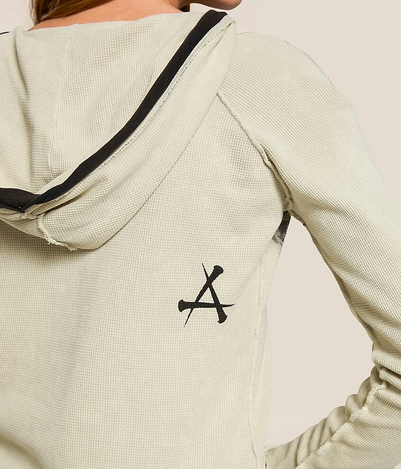 Winged Dagger Hooded Thermal Shirt