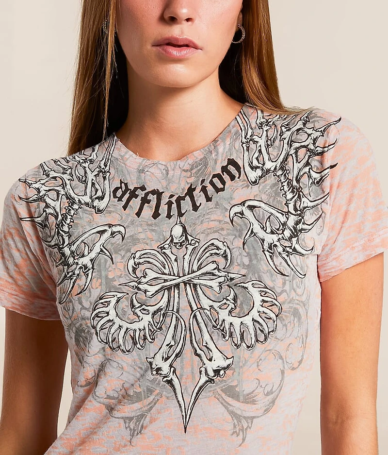 Skeleton Burnout T-Shirt