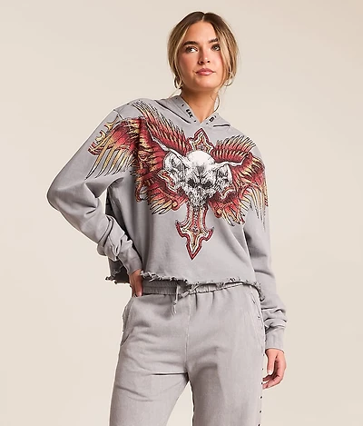 Hyper Speed Cropped Hoodie