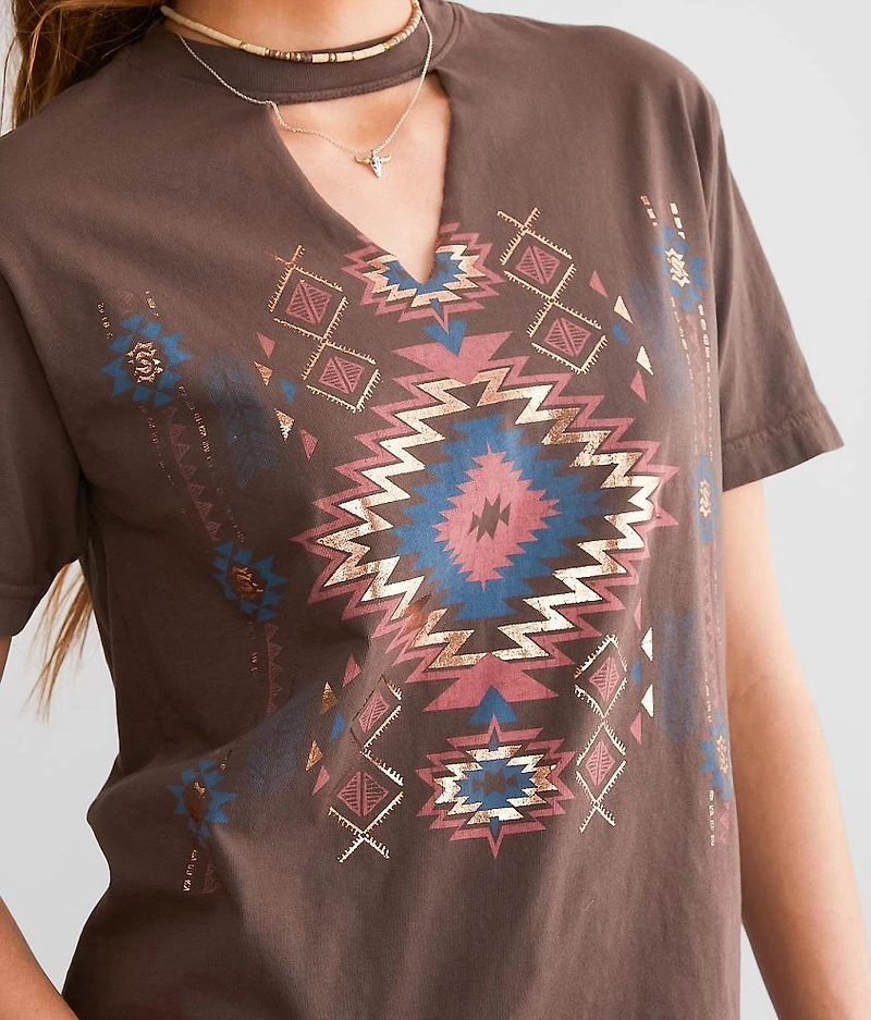 Aztec Print T-Shirt