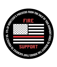 Support Fire Silicone Bracelet