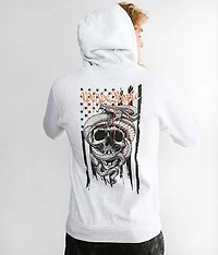 Wrapped Flag Hooded Sweatshirt
