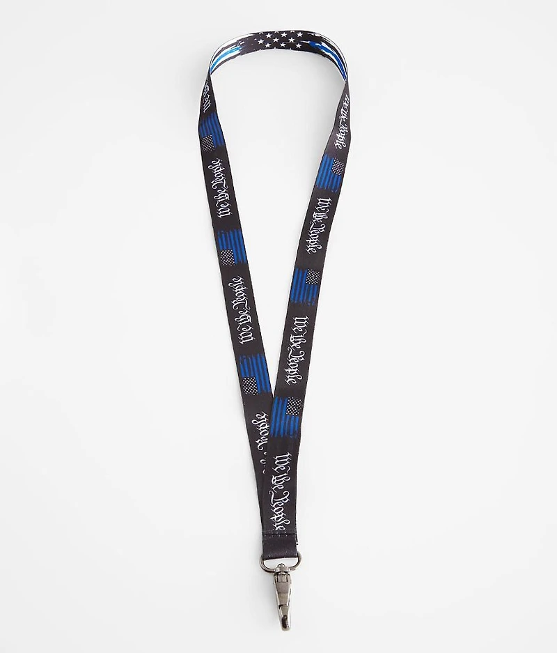 Blue Line Lanyard