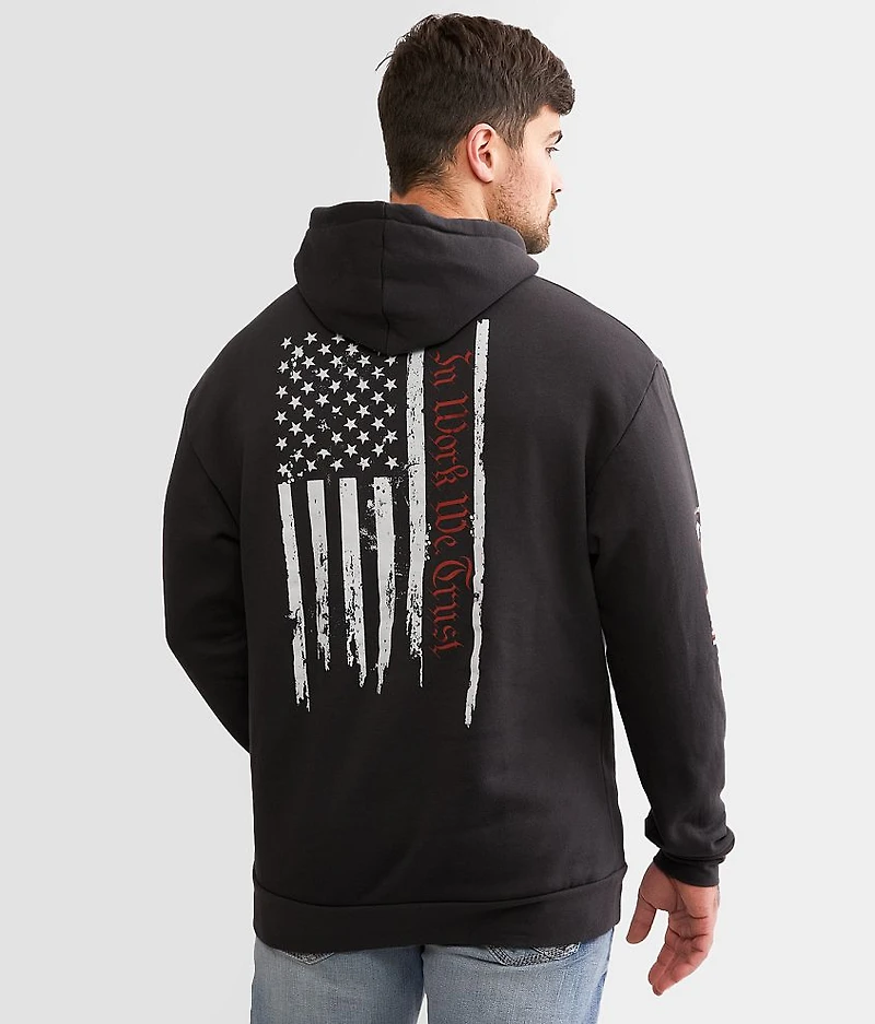 Blue Collar Patriot Hooded Sweatshirt