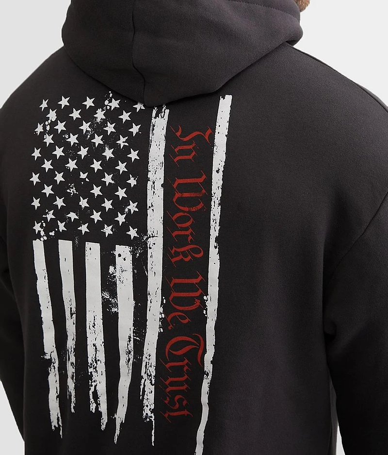 Blue Collar Patriot Hooded Sweatshirt