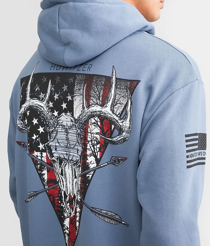 Deer Flag Hooded Sweatshirt