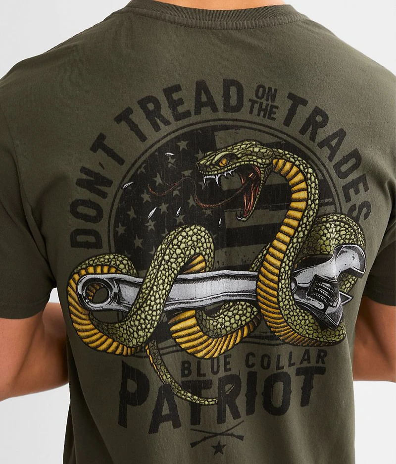 Blue Collar Don't Tread On The Trades T-Shirt