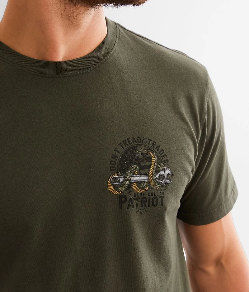 Blue Collar Don't Tread On The Trades T-Shirt