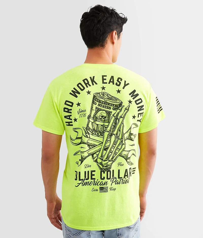 Blue Collar Hard Work T-Shirt