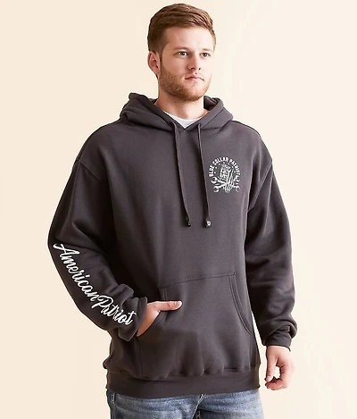 Blue Collar Hard Work Hooded Sweatshirt