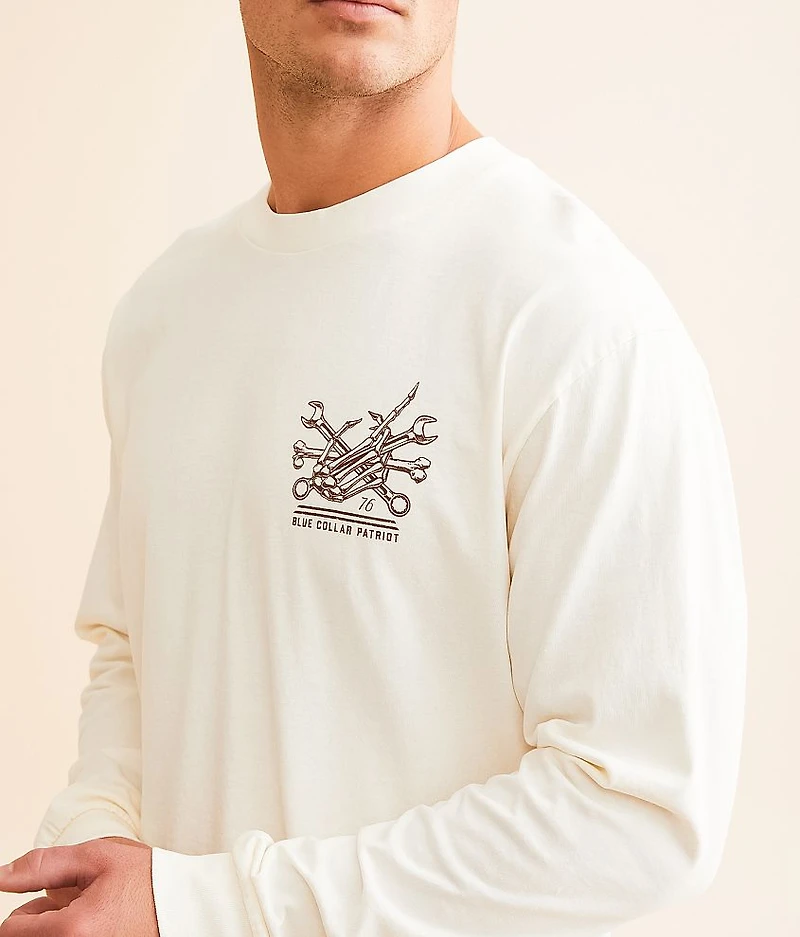 Blood Sweat Pride Blue Collar T-Shirt
