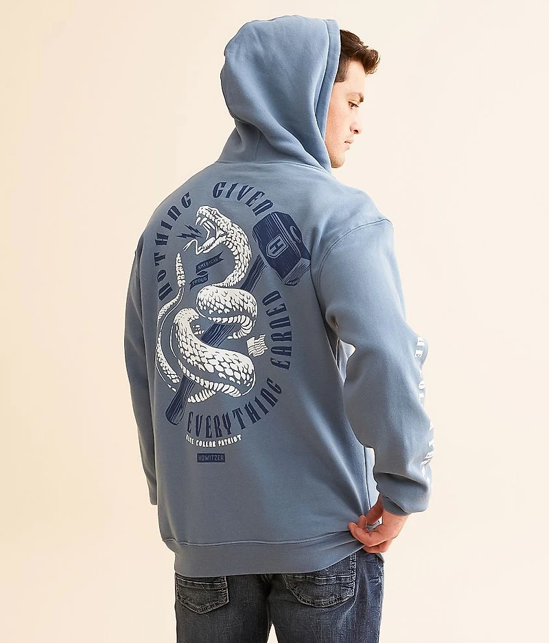 Choke Hold Blue Collar Hooded Sweatshirt