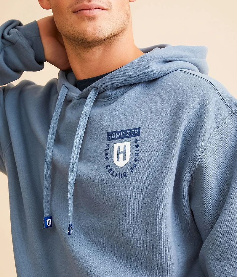 Choke Hold Blue Collar Hooded Sweatshirt