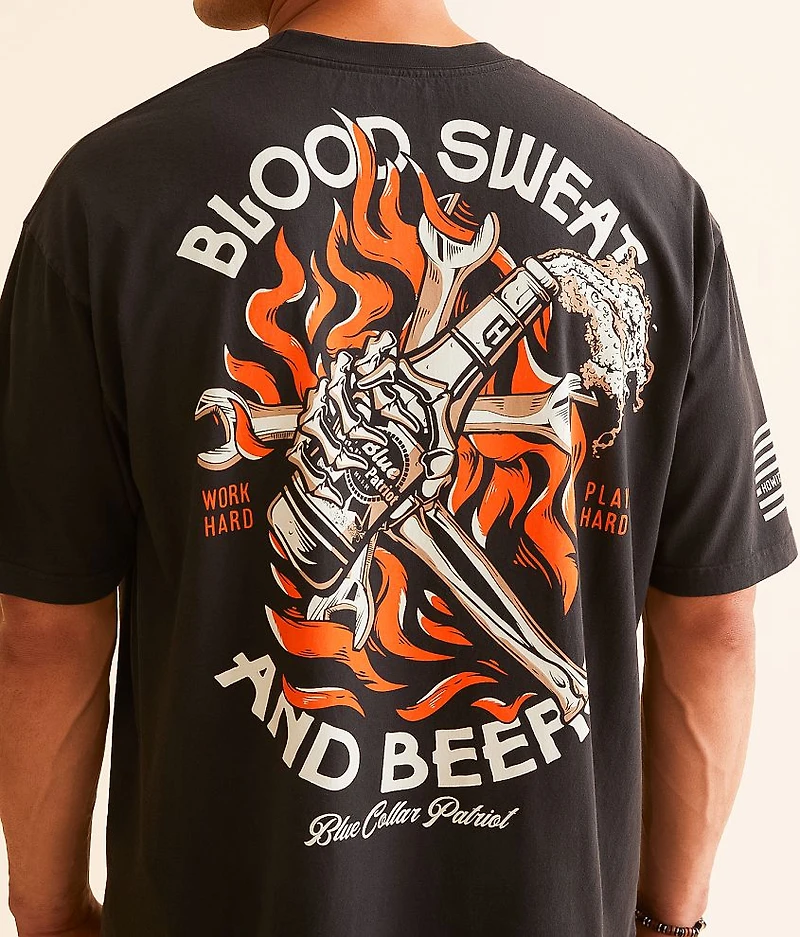 Blue Collar Long Day T-Shirt