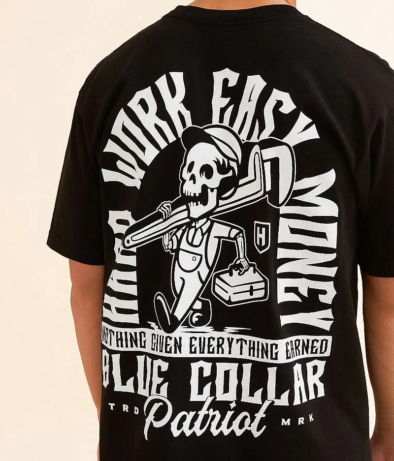 Speedy Service Blue Collar T-Shirt