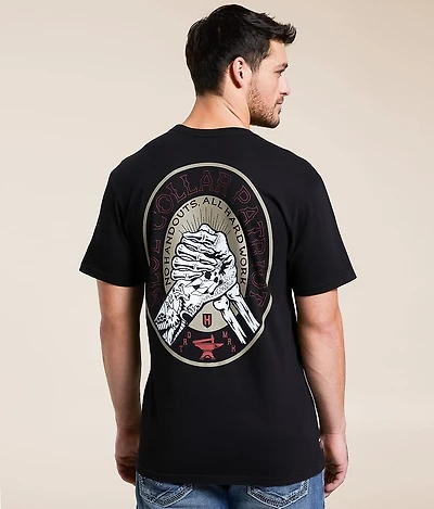 Blue Collar Bound By Blood T-Shirt