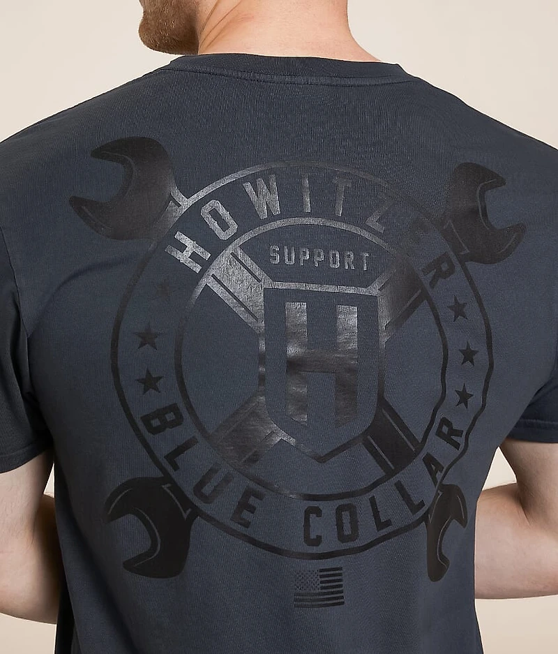 Blue Collar Cross Wrench T-Shirt