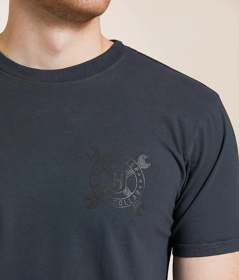 Blue Collar Cross Wrench T-Shirt