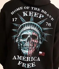 Liberty Skull Hooded Sweatshirt