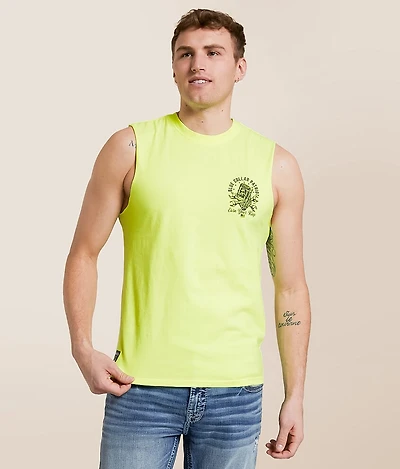 Blue Collar Hard Work Muscle Tank Top