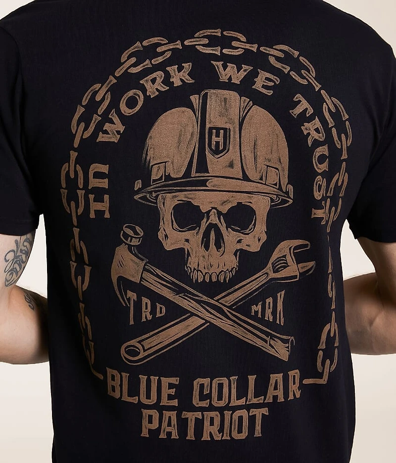 Blue Collar Double Crossed T-Shirt