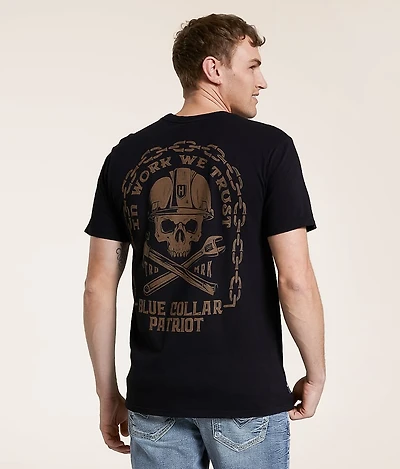 Blue Collar Double Crossed T-Shirt