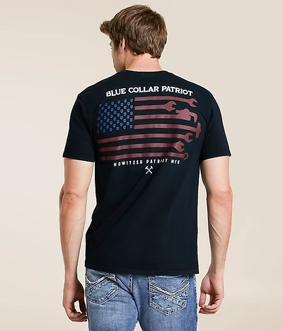 Blue Collar Trade Flag T-Shirt