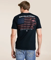 Blue Collar Trade Flag T-Shirt