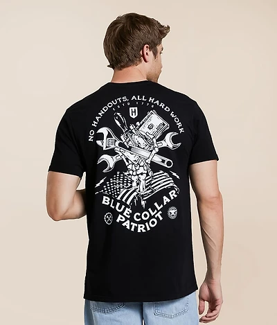Blue Collar Ripped & Torn T-Shirt