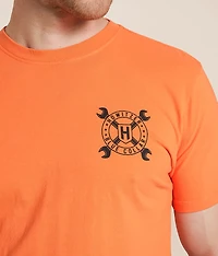 Blue Collar Cross Wrench T-Shirt