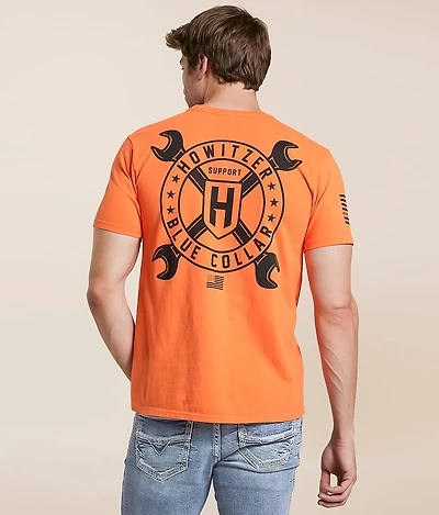Blue Collar Cross Wrench T-Shirt