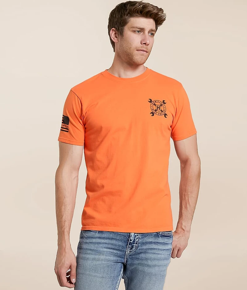 Blue Collar Cross Wrench T-Shirt