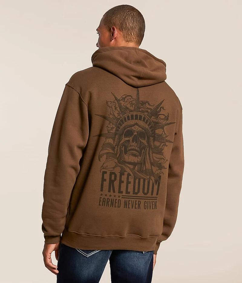 Liberty Skull Hooded Sweatshirt