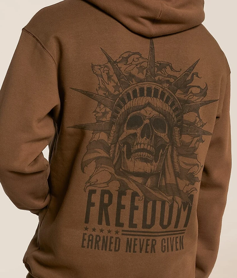Liberty Skull Hooded Sweatshirt