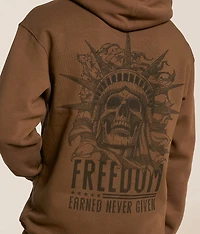Liberty Skull Hooded Sweatshirt