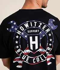 Blue Collar Cross Wrench T-Shirt