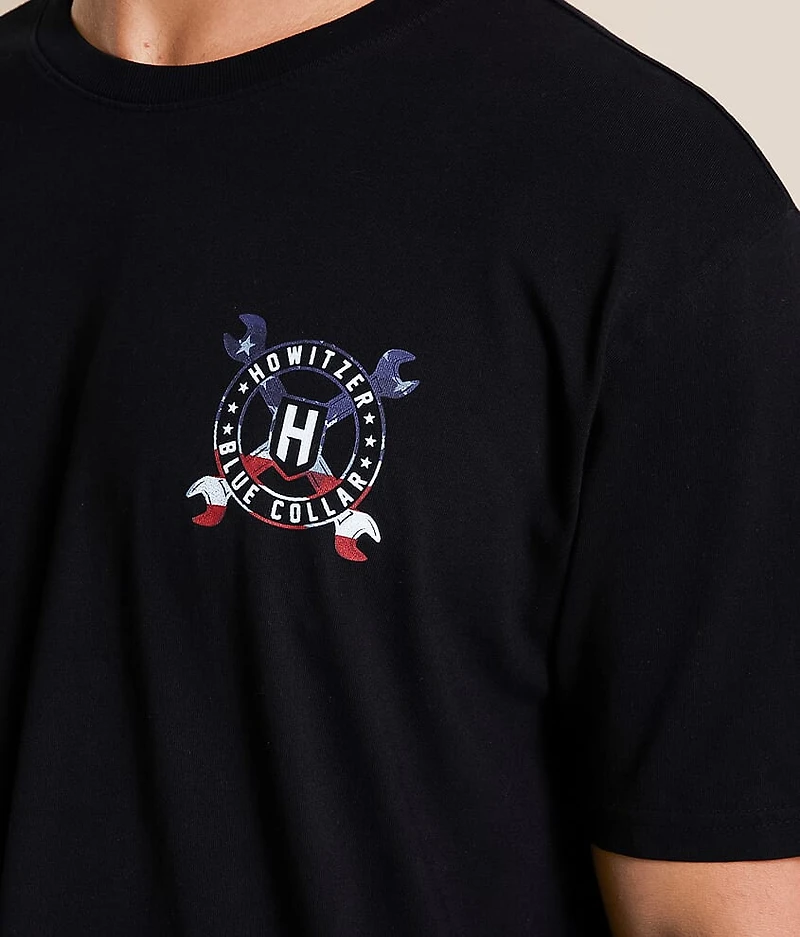 Blue Collar Cross Wrench T-Shirt