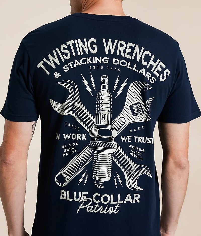 Blue Collar Sparked T-Shirt