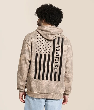 Flag Camo Hooded Sweatshirt