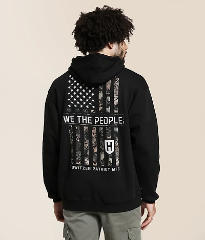 People Stamp Hooded Sweatshirt