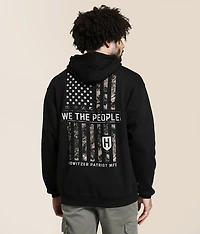 People Stamp Hooded Sweatshirt