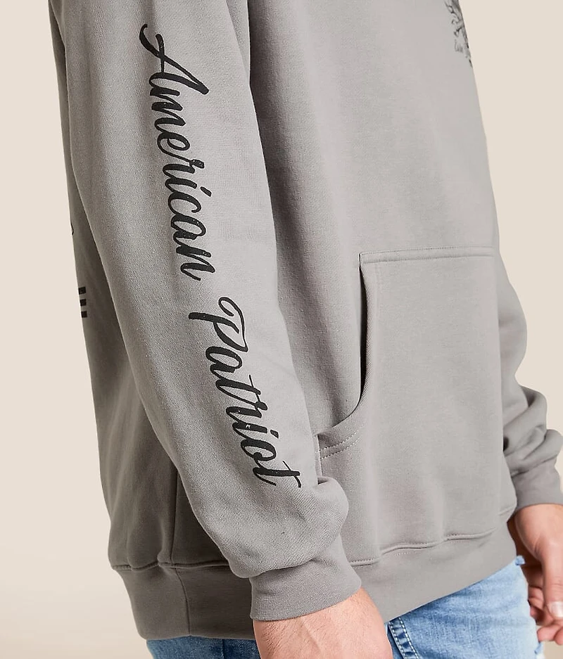 Blue Collar Hard Work Hooded Sweatshirt