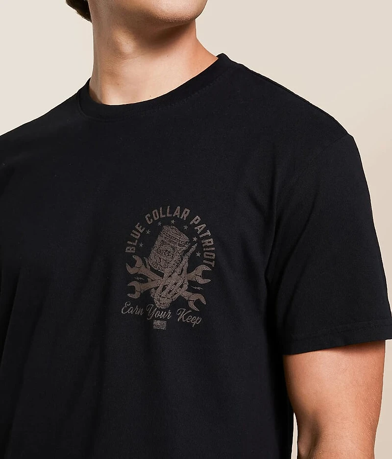 Blue Collar Hard Work T-Shirt