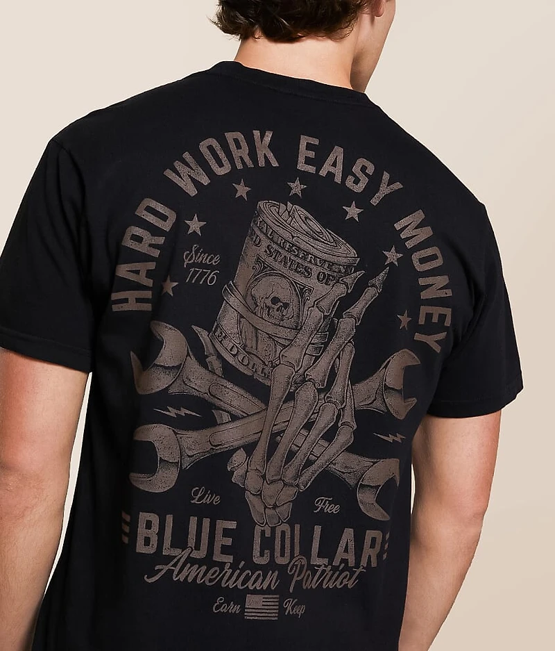 Blue Collar Hard Work T-Shirt