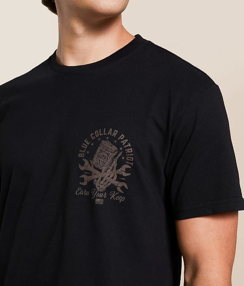 Blue Collar Hard Work T-Shirt
