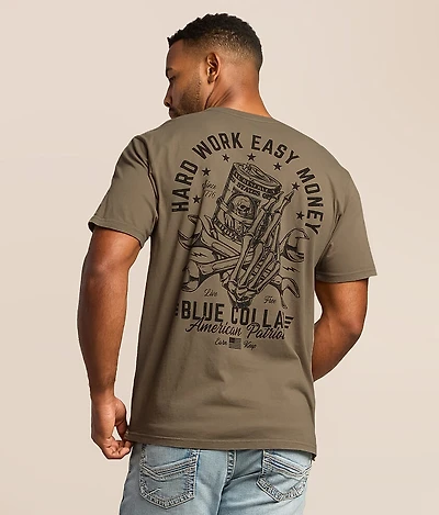 Blue Collar Hard Work T-Shirt