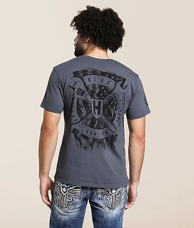 Blue Collar Name Plate T-Shirt