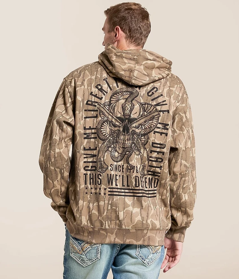 Defend Camo Hooded Sweatshirt