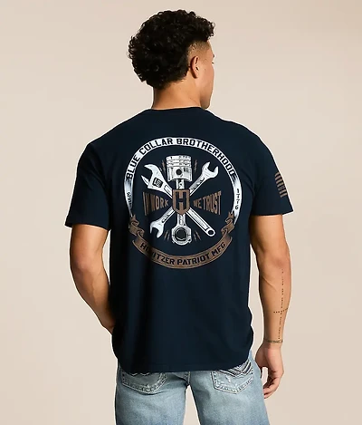 Blue Collar Wrenched T-Shirt