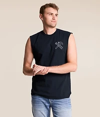 Blue Collar Signage Tank Top